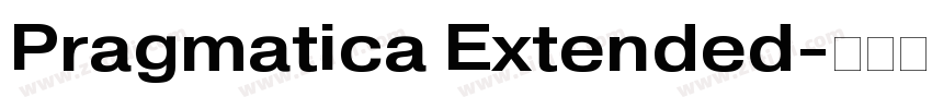 Pragmatica Extended字体转换